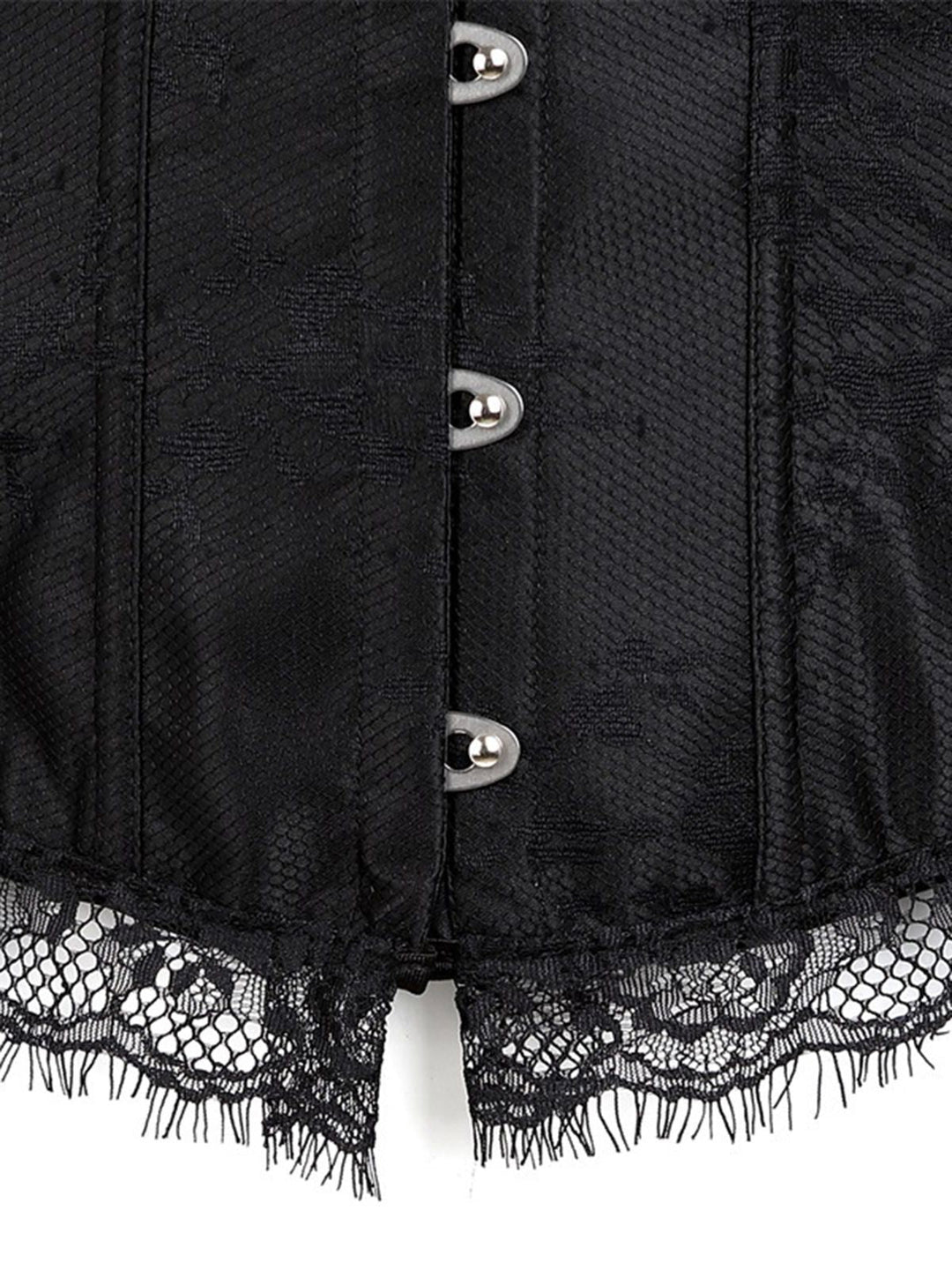 Halloween Steampunk Lace Patchwork Corset — vintage elegance for the modern woman