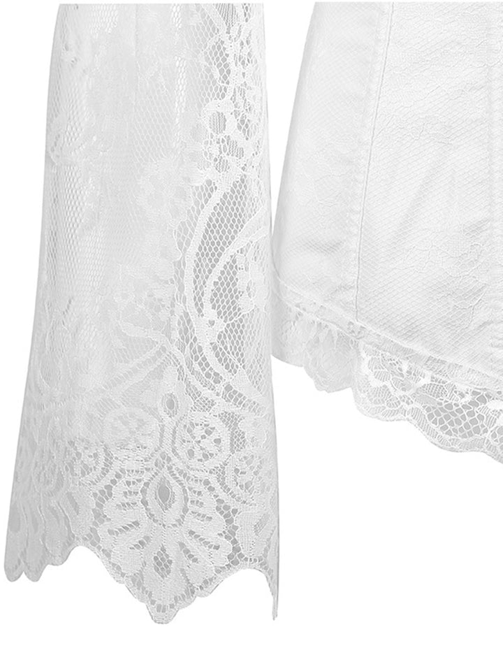 Halloween Steampunk Lace Patchwork Corset: timeless style reimagined