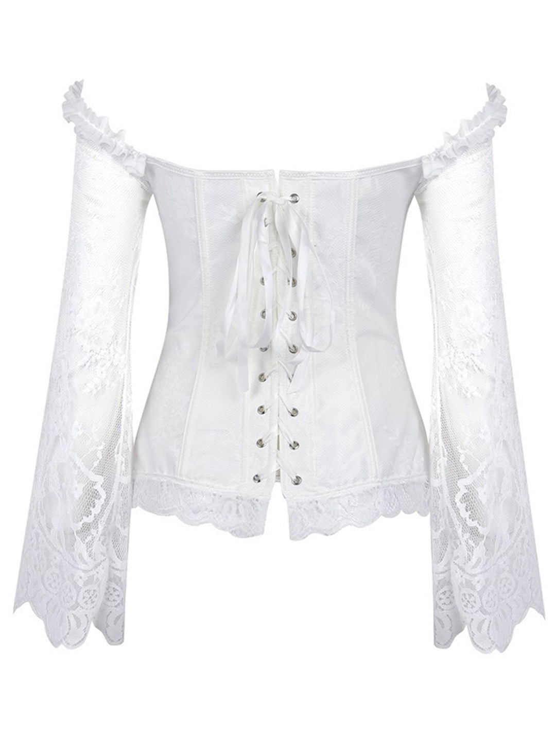 Halloween Steampunk Lace Patchwork Corset — vintage elegance for the modern woman