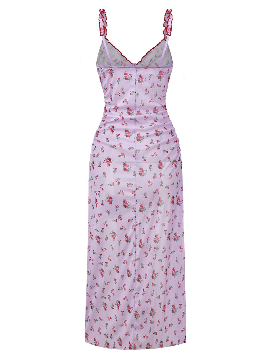 Lavender 1930s Ditsy Floral Bow Slip Nightdress: where 1930s romance meets her modern spirit