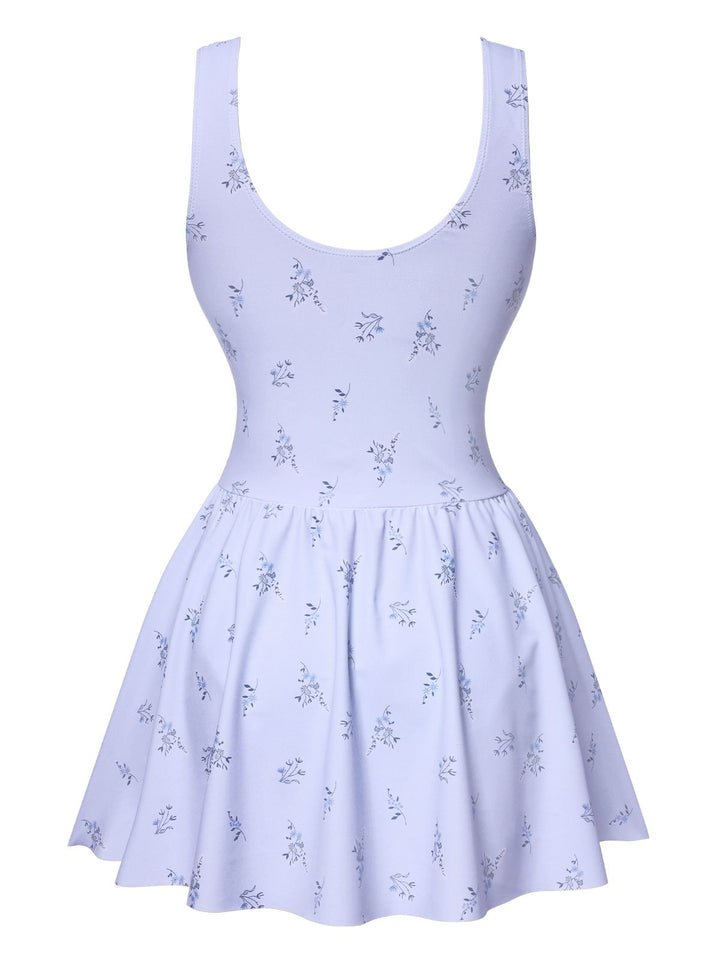1940s Floral Button Swim Dress | 1940s | vintage dress, retro fashion