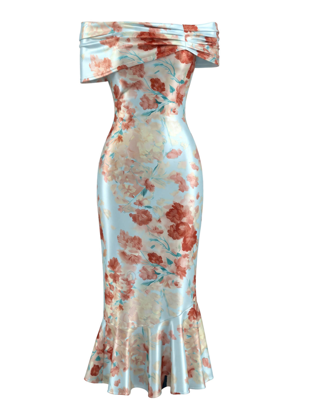 Elegant Pat 1930s Vintage Floral Dress 3