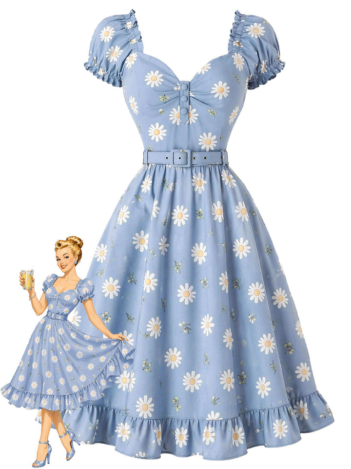 [Pre-Sale] Light Blue 1950s Vintage Retro Dress