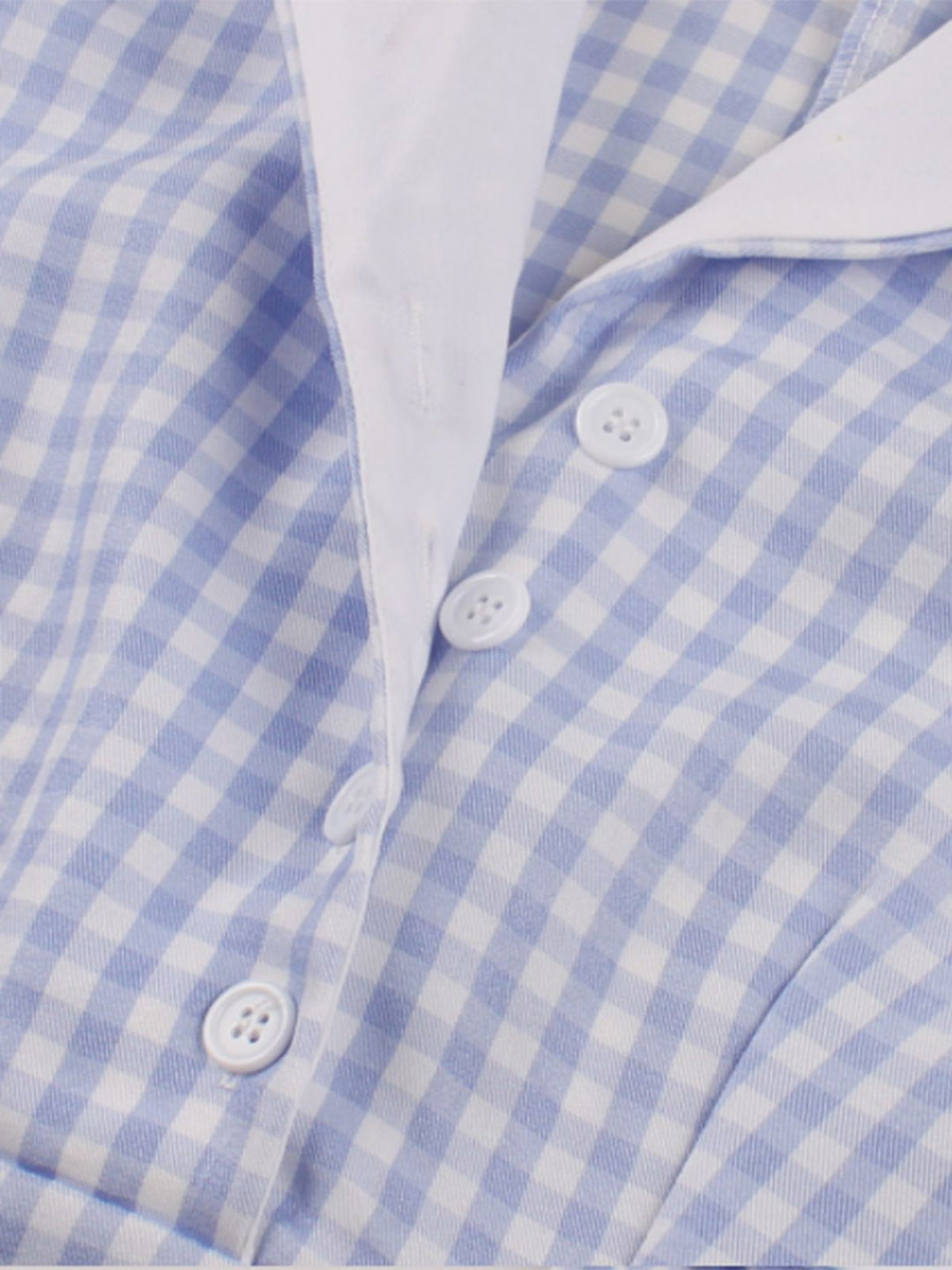This Light Blue 1950s Plaid Belt Lapel Dress wraps her in 1950s elegance, one twirl at a time