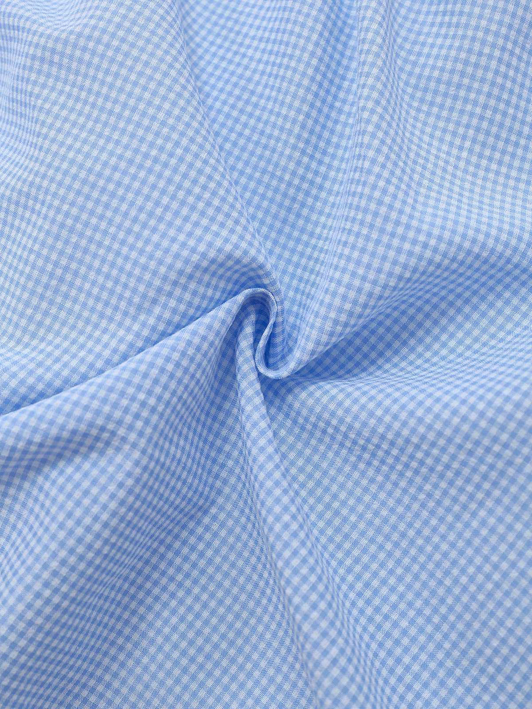 Light Blue 1950s Slip Gingham Lace Dress - vintage dress, retro fashion, rockabilly