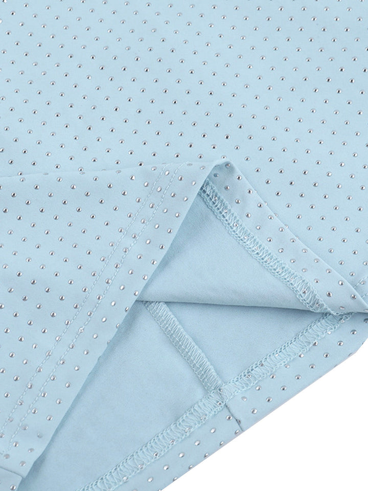 Light Blue 1960s Bodycon Dress 6