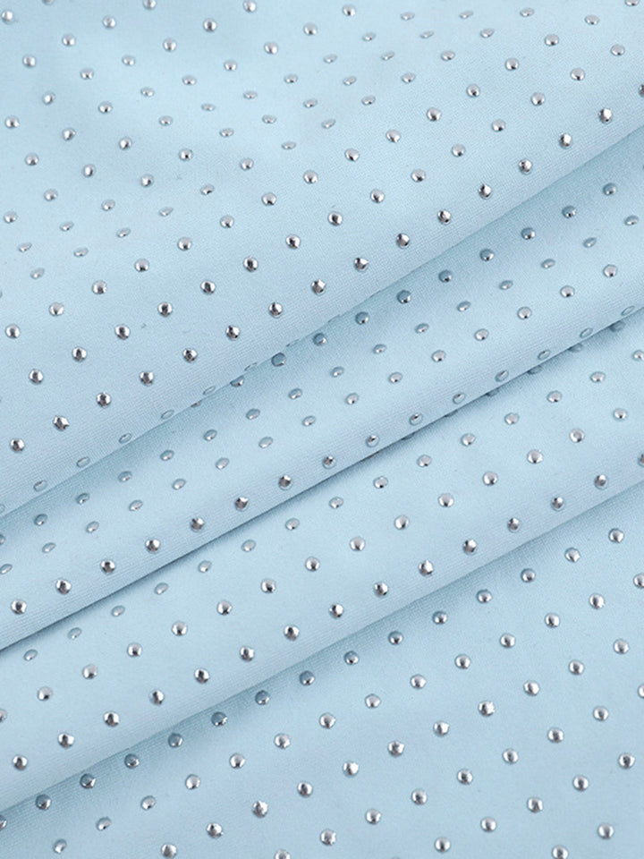 Light Blue 1960s Bodycon Dress 8