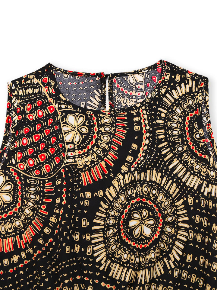Multiclor 1970s Boho Irregular Print Romper - vintage jumpsuit, retro fashion