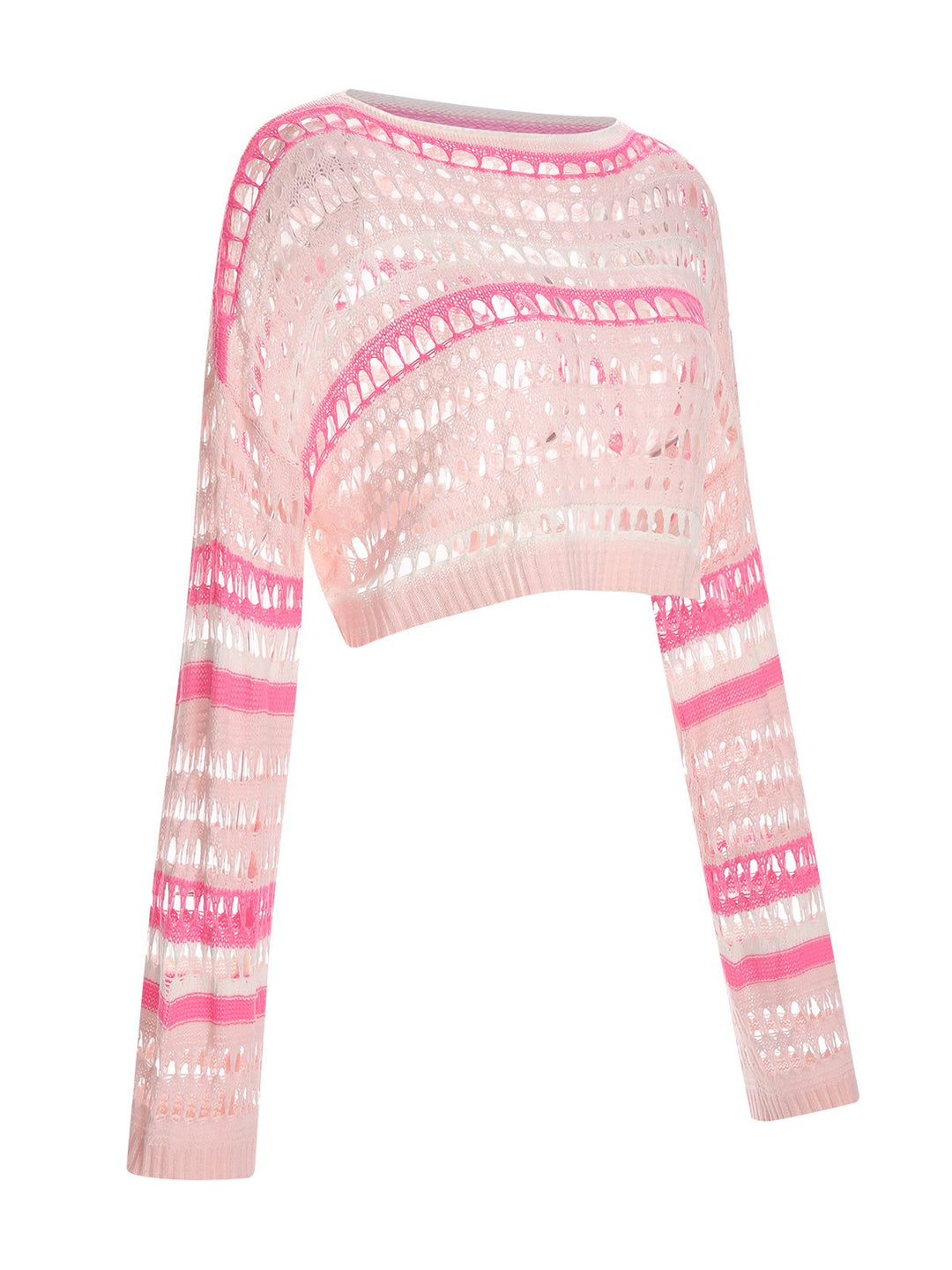 Multicolor 1960s Hollow Knitted Cover-Up Tops - vintage fashion, retro style