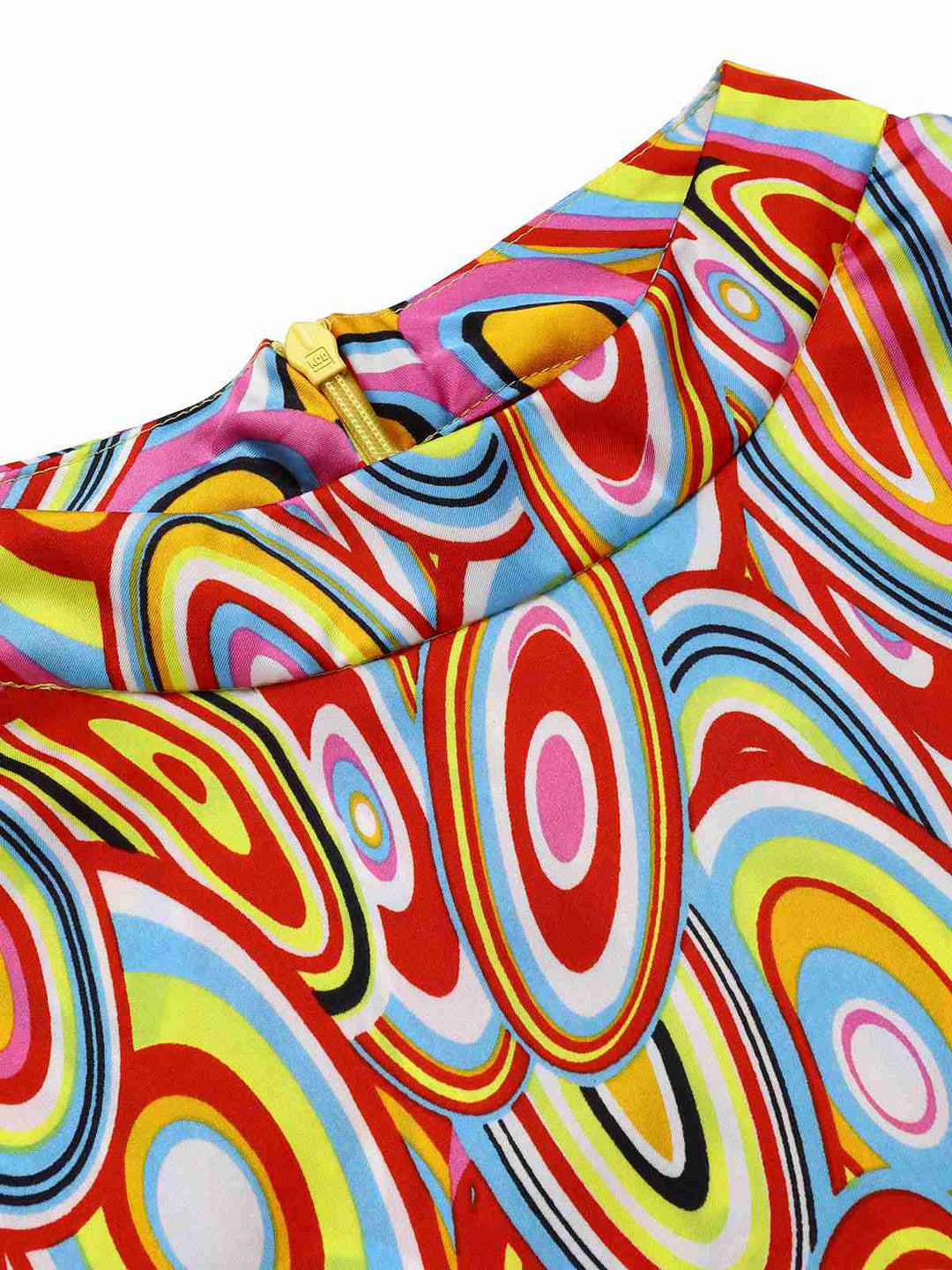 Multicolor 1960s Pearl Button Sleeveless Dress, vintage dress, retro fashion - perfect for women who love vintage and retro fashion