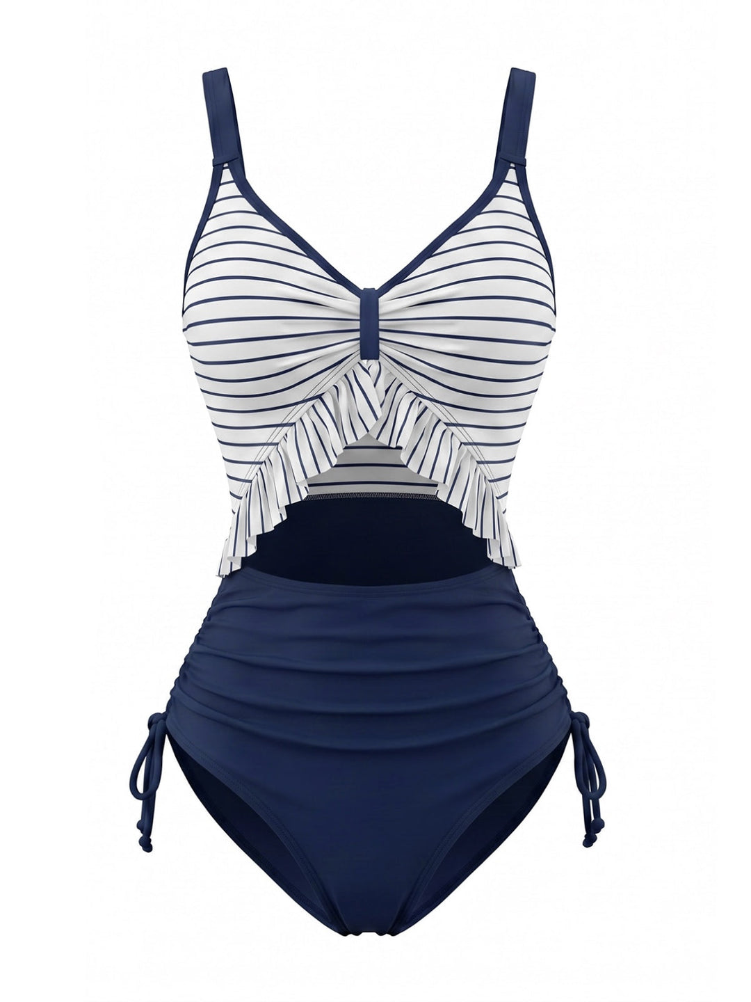 Navy Blue One Piece One Piece Swimsuit