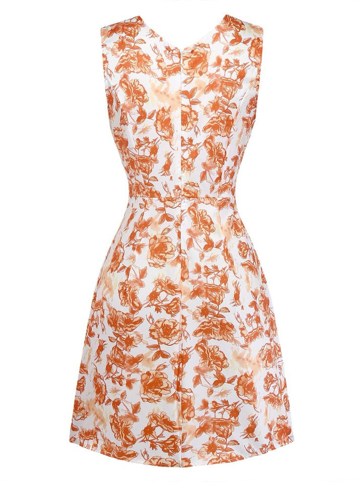 Yellow 1960s Vintage Retro Dress 2