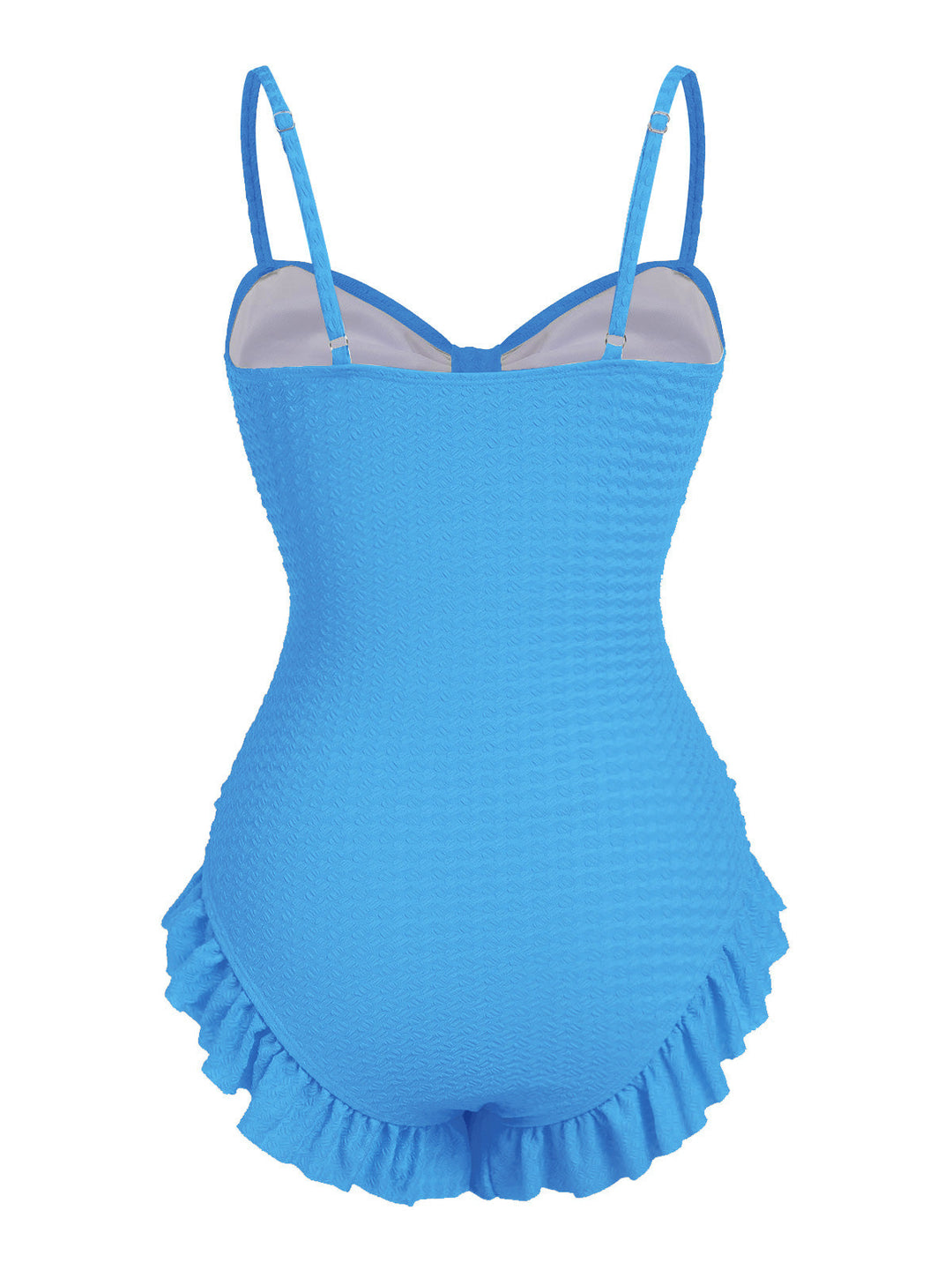 Pale Solid Ruched Swimsuit — because glamour never goes out of style