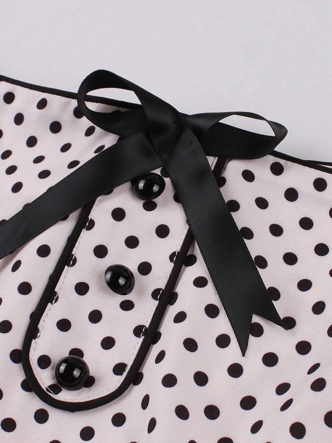 Pale Pink 1950s Polka Dots Swing Dress, vintage dress, retro fashion, rockabilly, pin-up fashion - perfect for women who love vintage and retro fashion