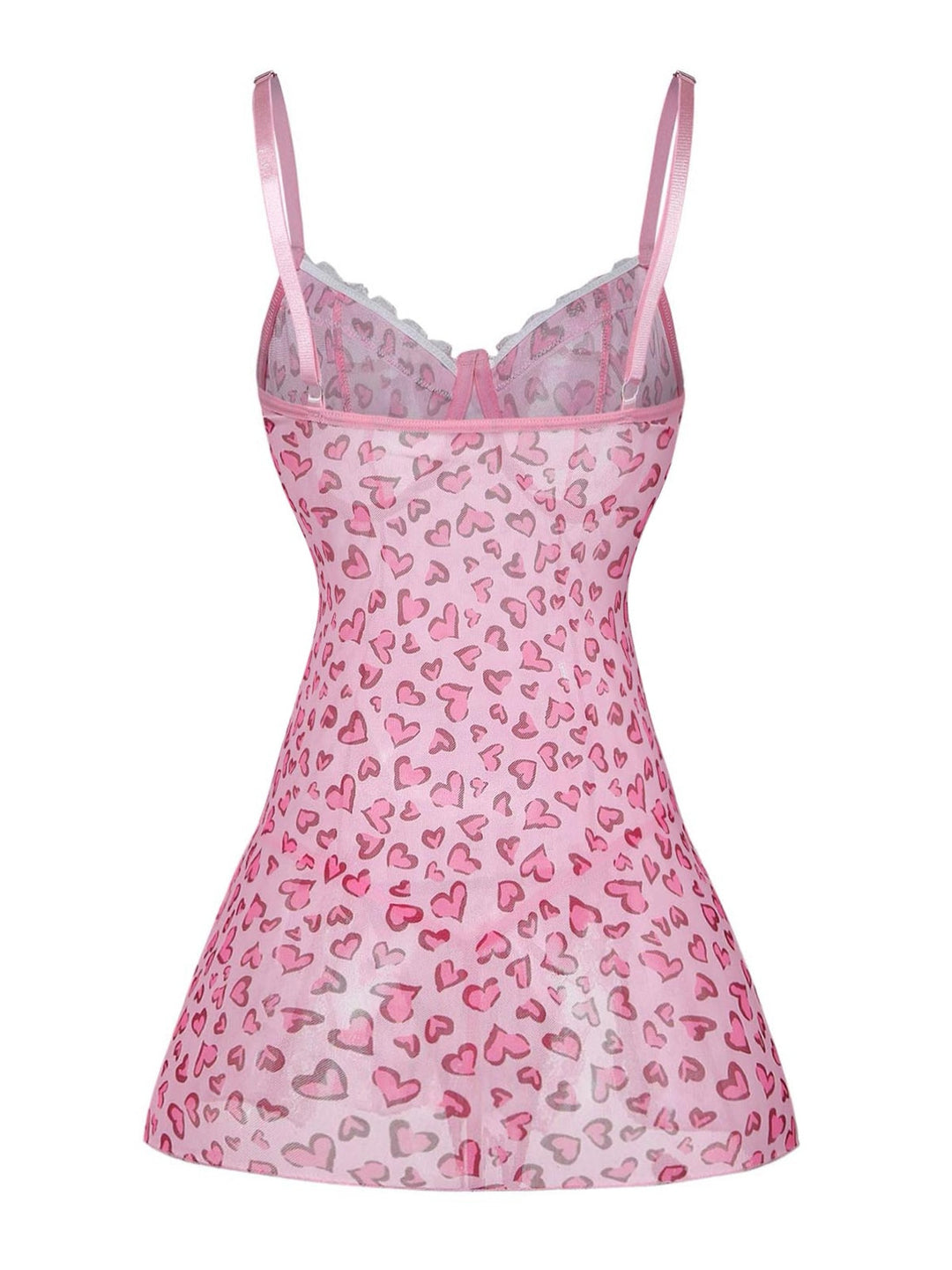 Peach Pink Vintage Retro Nightgown 3