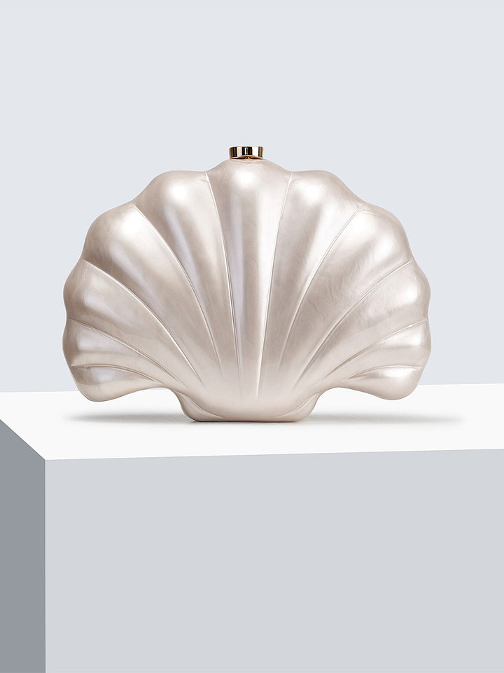 Pearl-Shell-Hardcase-Metallic-Finish-Clutch-Bag
