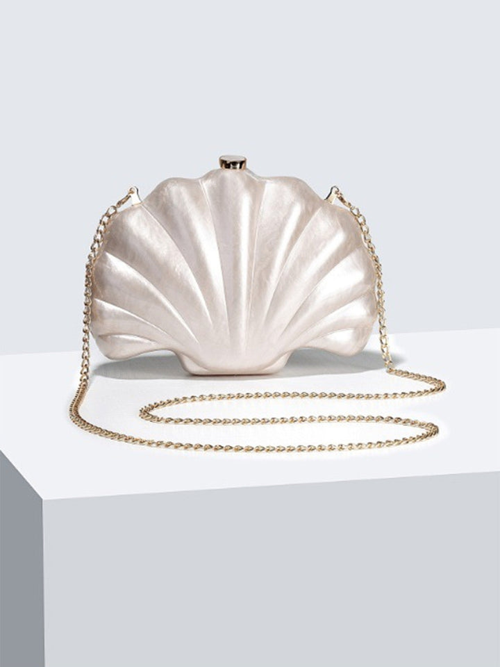 Pearl-Shell-Hardcase-Metallic-Finish-Clutch-Bag