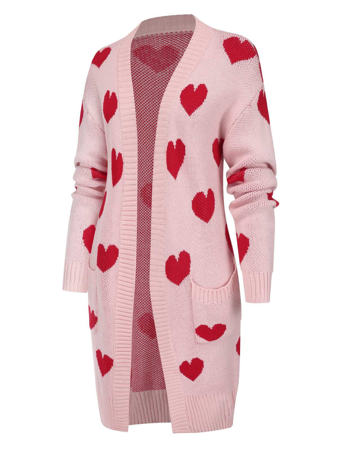 1930s Heart Long Knitted Cardigan | 1930s | vintage fashion, retro style