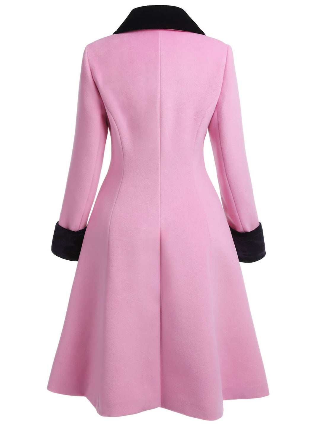 Pink 1930s Velvet Patchwork Button Coat - vintage fashion, style