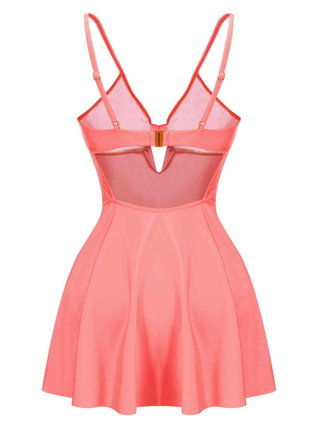 Pink Bow Strap One-piece Swimsuit — vintage elegance for the modern woman
