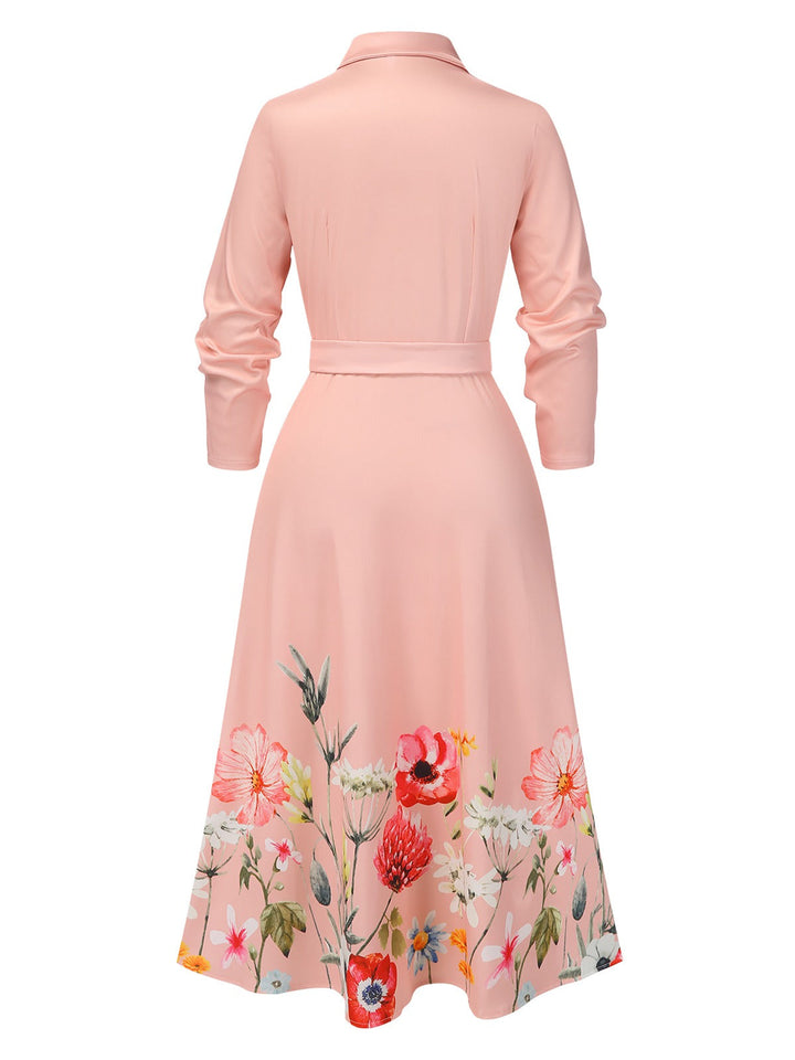 1940s Floral TieUp Blazer Dress | 1940s | vintage dress, retro fashion