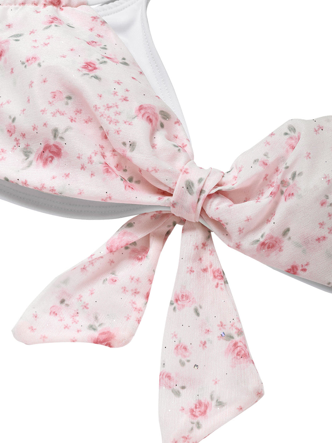 [Pre-Sale] Pink Halter Ruffle Chiffon Swimsuit