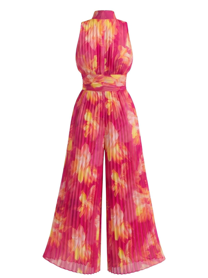 Pink 1950s Vintage Retro Jumpsuit 2