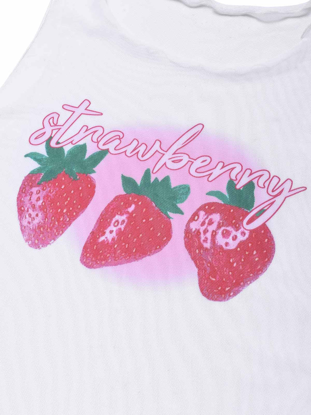 [Pre-Sale] Pink Halter Smocked Bikini Set &amp; Strawberry Cover Top - vintage top, retro blouse for vintage lovers