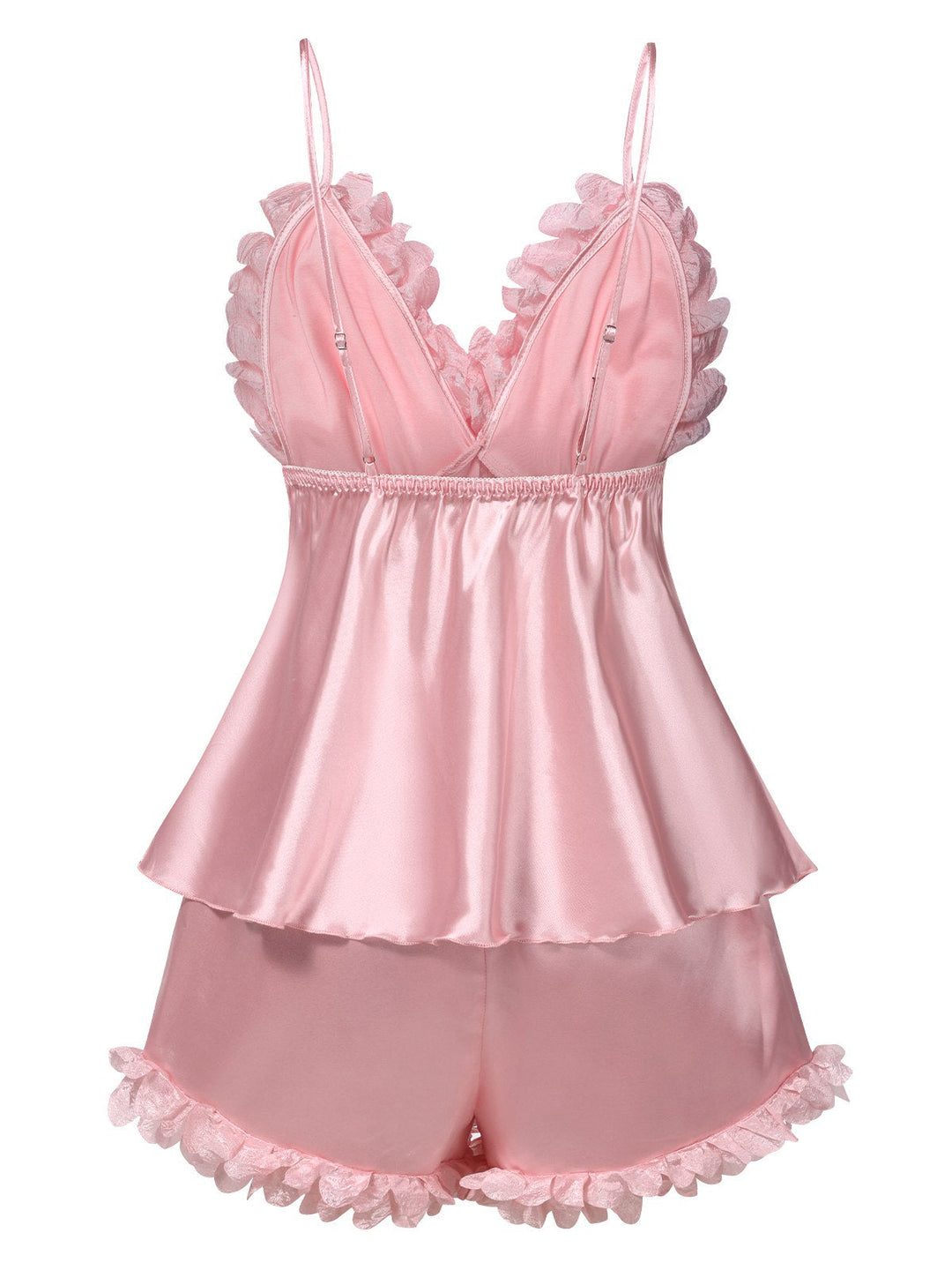 Solid Satin VNeck Floral | | vintage fashion, retro style