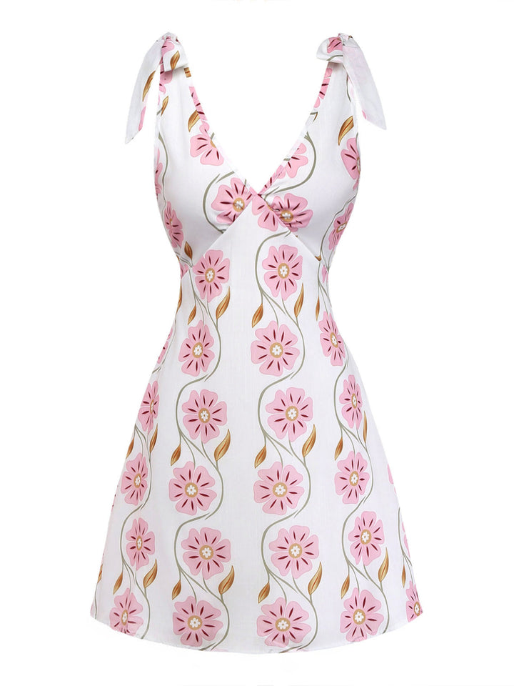 Pink 1960s Vintage Retro Dress 3