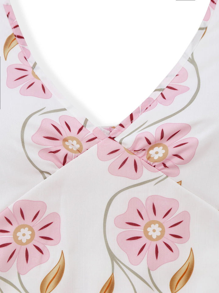 Pink 1960s Vintage Retro Dress 5