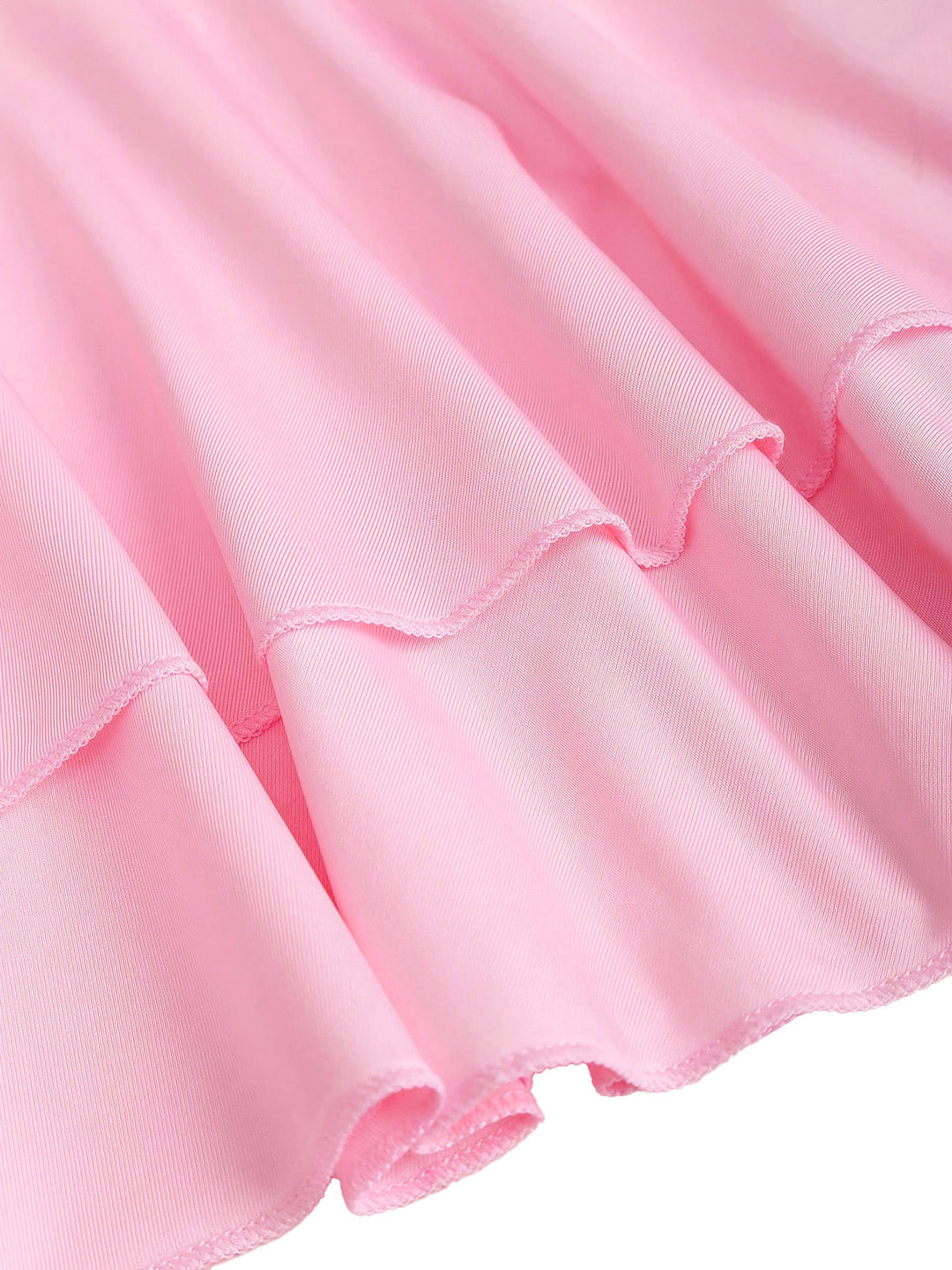 Pink 1960s One-Shoulder 3D Floral Tiered Dress | vintage dress, retro fashion, elegant style - perfect for retro fashion enthusiasts
