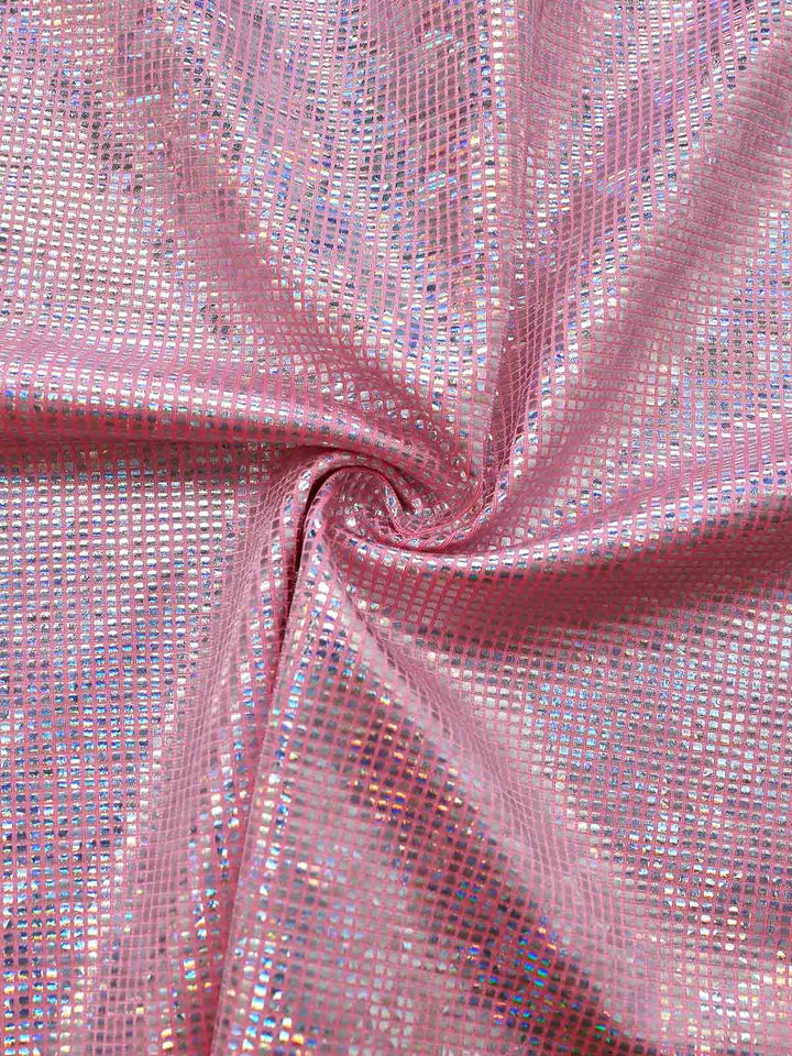 Pink Sequin Metallic Halter Two Piece Skirt Set, vintage skirt, retro style - perfect for women who love vintage and retro fashion