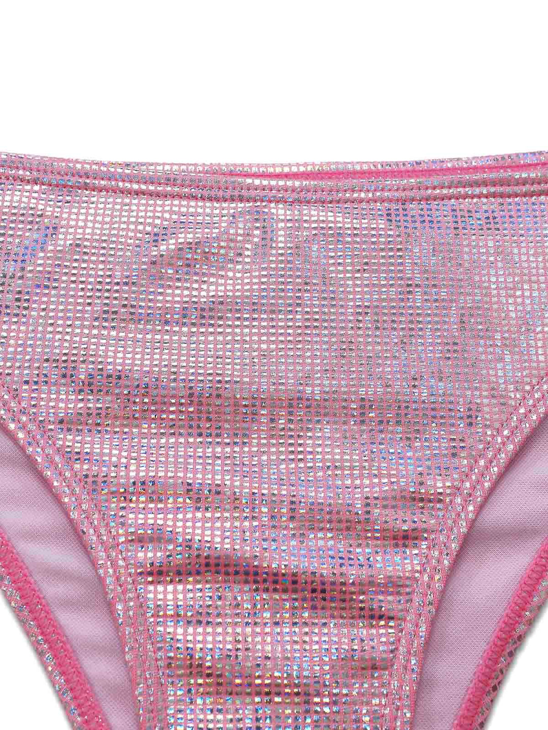 Pink Sequin Metallic Halter Two Piece Skirt Set, vintage skirt, retro style - perfect for women who love vintage and retro fashion