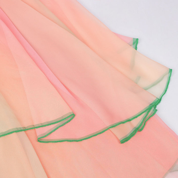 Pink 1970s Wicked Witch Glinda Top &amp; Skirt Set - vintage skirt, retro style