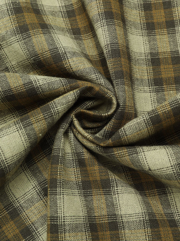 Plaids 1950s Buttoned Belted Swing Dress: timeless style reimagined