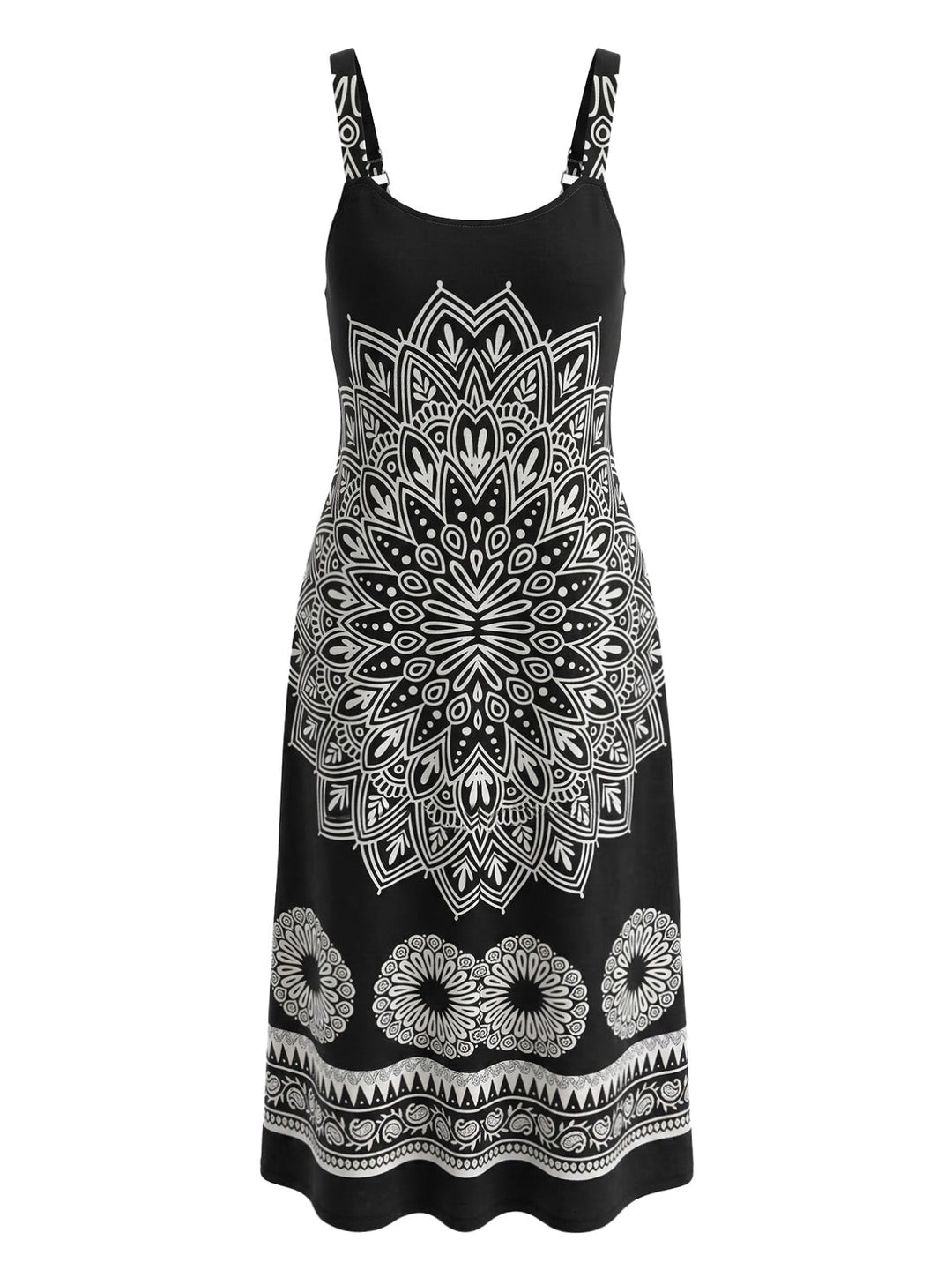 Plus Size Black 1930s Dress