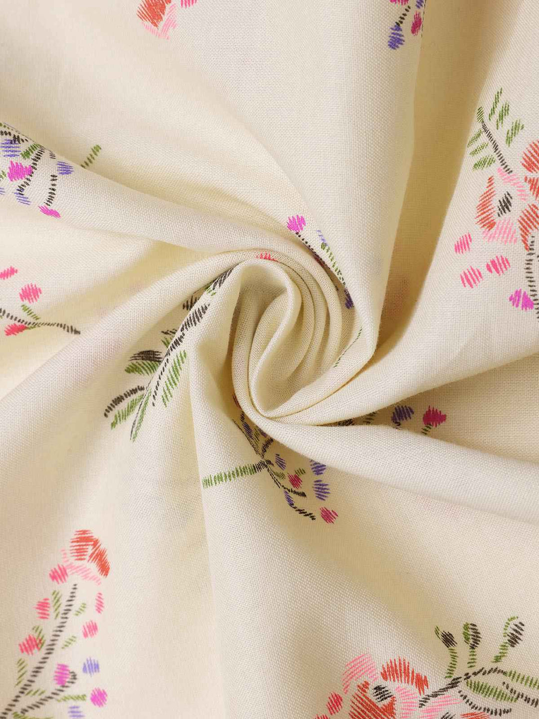 Pure Cotton 1940s Puff Sleeves Floral Dress — the kind of 1940s dress that makes strangers smile