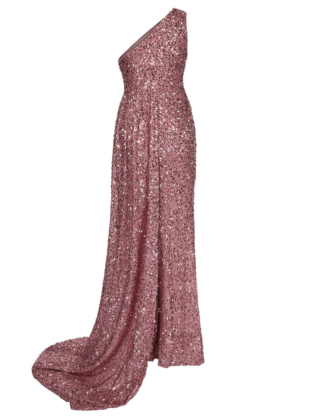 Purple 1920s One-Shoulder Sequined Maxi Dress, vintage dress, retro fashion, Gatsby party, flapper style - perfect for women who love vintage and retro fashion