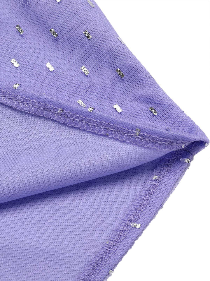 Purple 1960s Spaghetti Strap Fringe Dress — the kind of 1960s dress that makes strangers smile