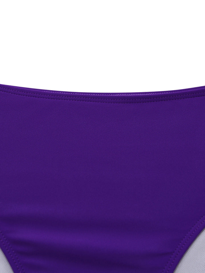 Purple Halter Vintage Bikini, vintage swimsuit, swimwear - perfect for women who love vintage and retro fashion