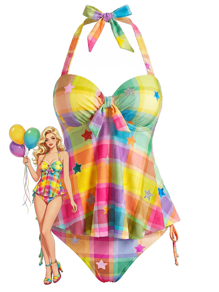[Pre-Sale] Halter Striped Bikini Set Bikini Set