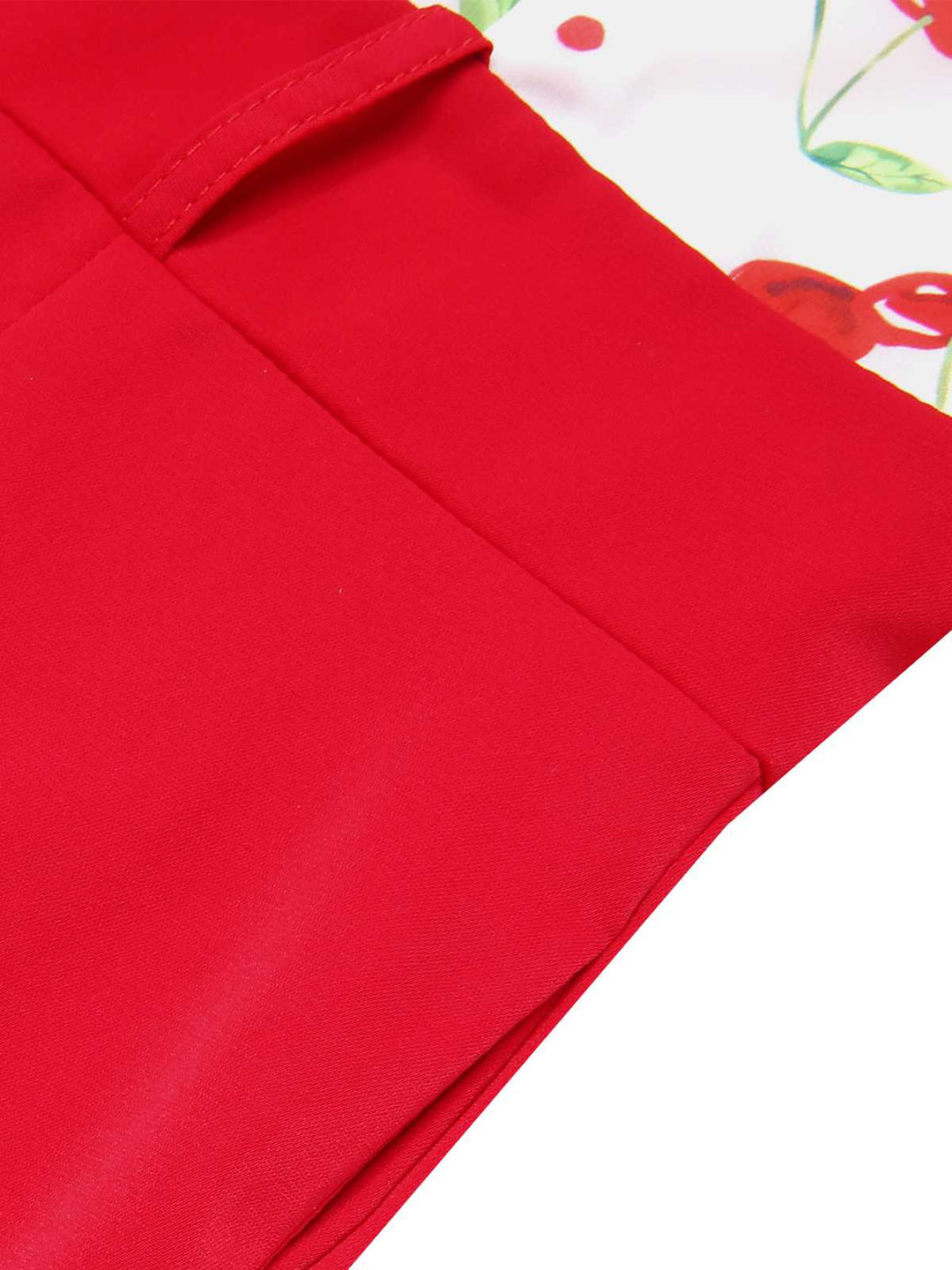 Red 1930s Cherry Belted Halter Jumpsuit: timeless style reimagined