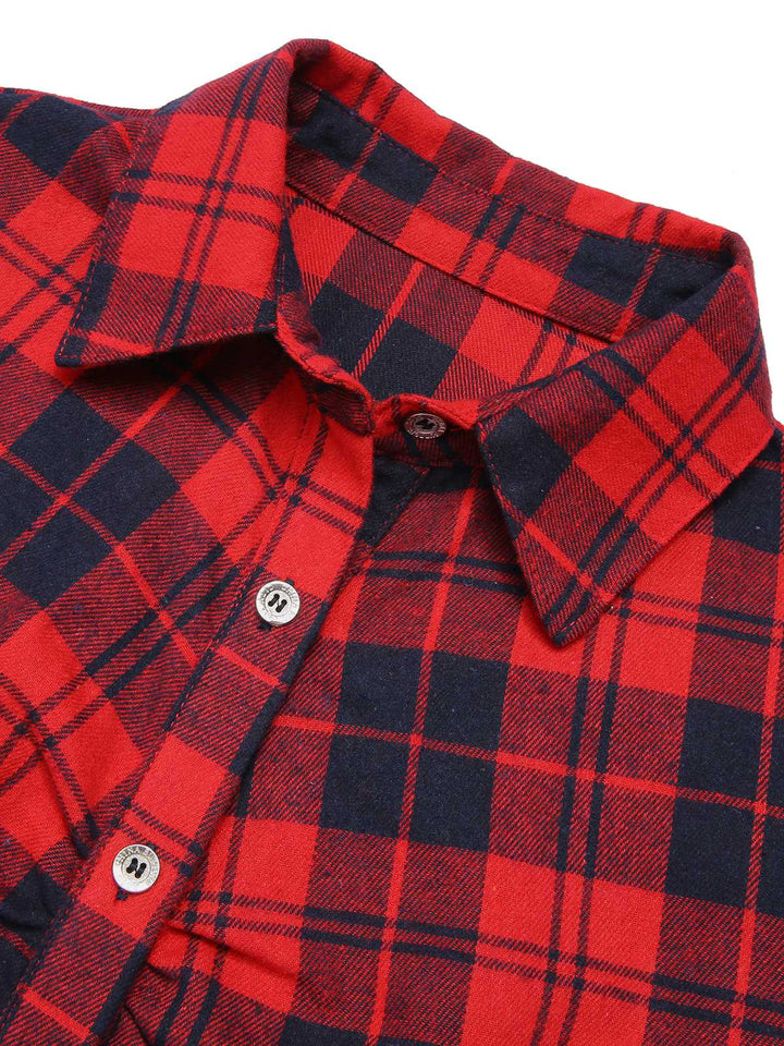 Red 1930s Christmas Plaid Jumpsuit: timeless style reimagined