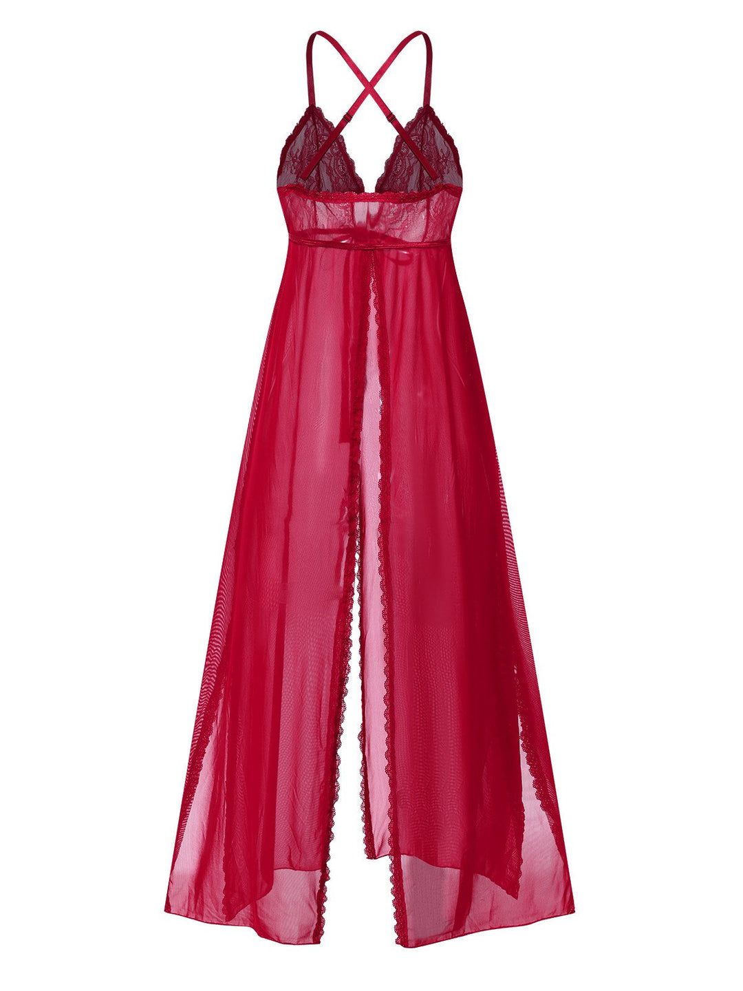 High Slit Lace Chiffon | | vintage dress, retro fashion