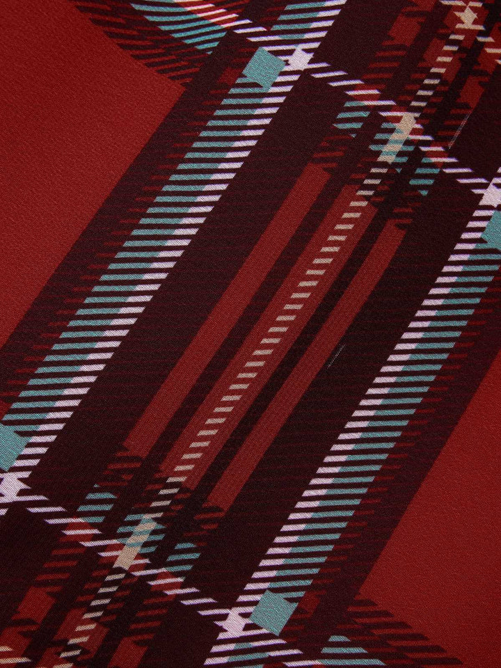 Red 1950s Christmas Plaid Girdle Dress: timeless style reimagined