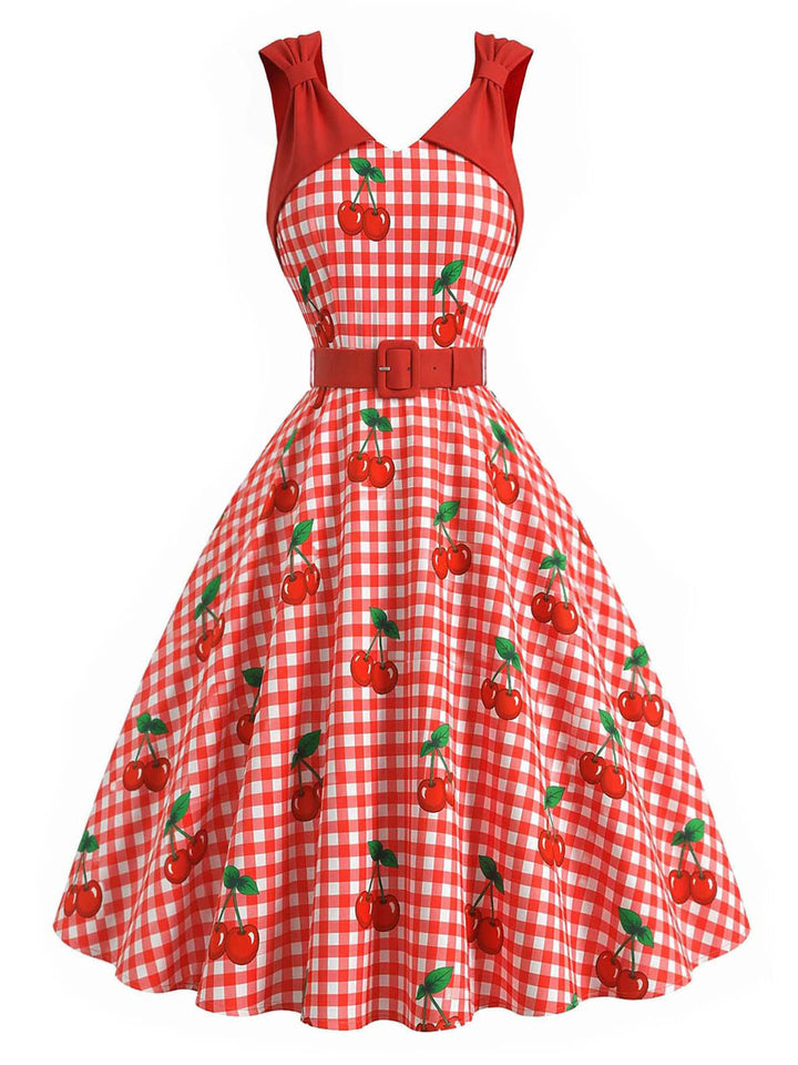 [Pre-Sale] Flame Scarlet 1950s Vintage Dress 3