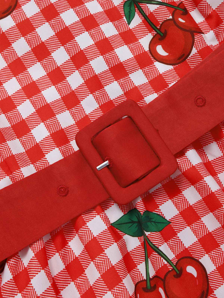 [Pre-Sale] Flame Scarlet 1950s Vintage Dress 7