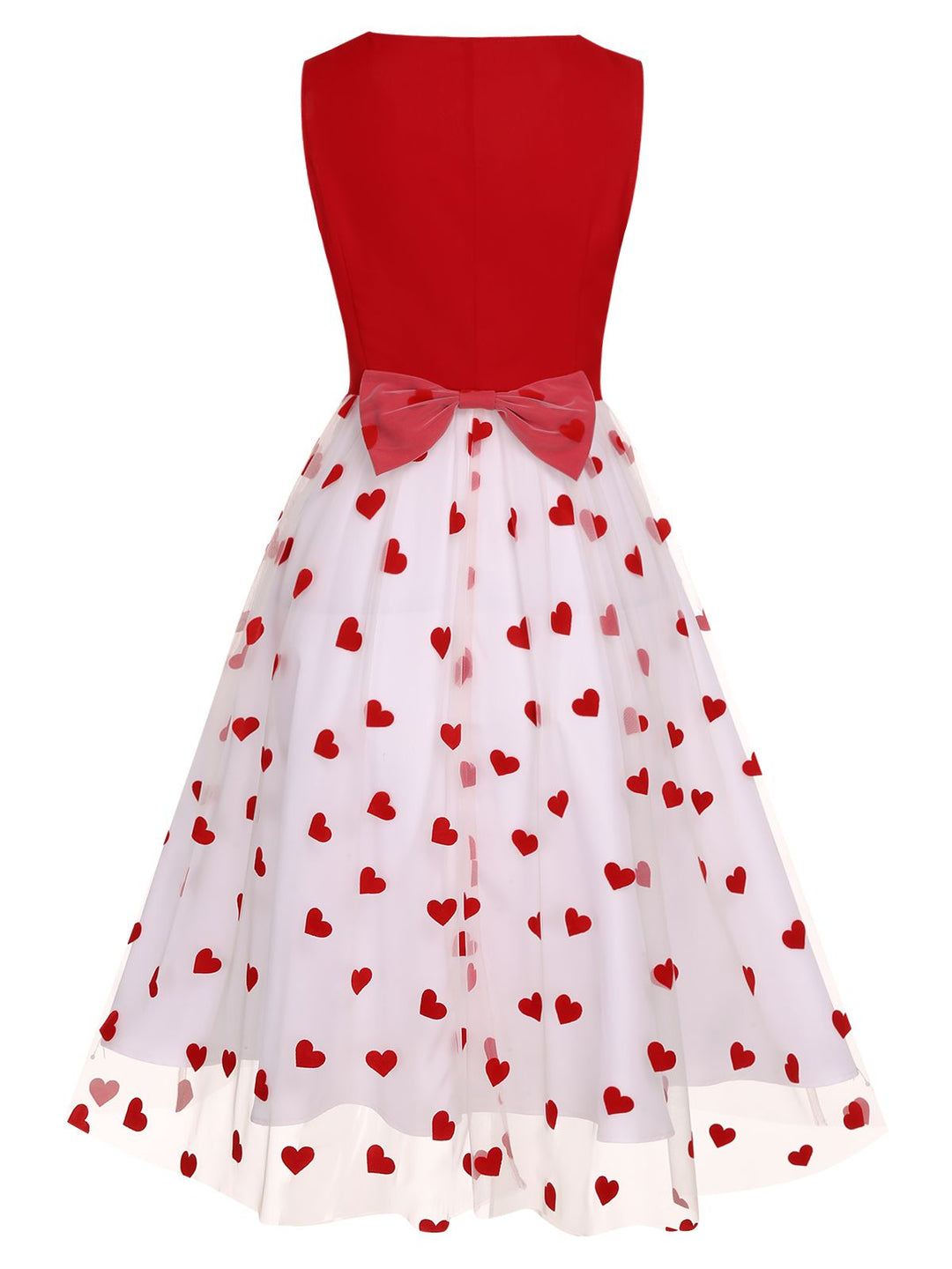 1950s Heart Bow Sleeveless Dress | 1950s | vintage dress, retro fashion