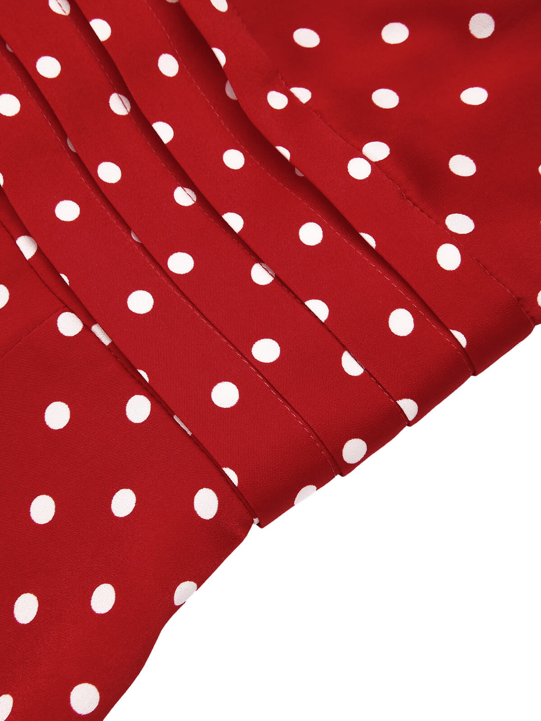 Red 1960s Dots V-Neck Pencil Dress, vintage dress, fashion - perfect for women who love vintage and fashion